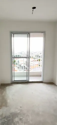 Porta Balcão para Sacada em Alumínio Branco 1,45 x 2,16