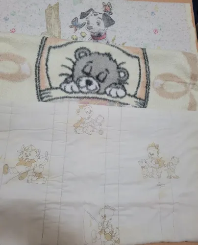 Cobertor e Edredon infantil. 3 unidades com estampas fofinhas infantil