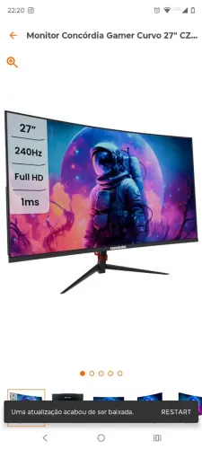 MONITOR GAMER CONCÓRDIA 27p