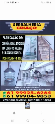 Serviços em aço inox
