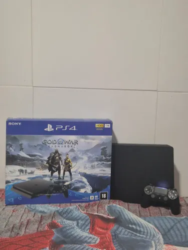PS4 SLIM 1TB SEMI NOVO - CAIXA