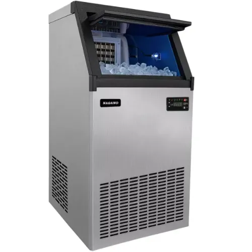 Máquina de Gelo 110kg/dia 30 Litros Reservatório Inox Tipo Cubo - E032087