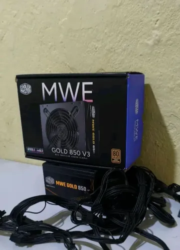 Fonte 850w gold cooler master