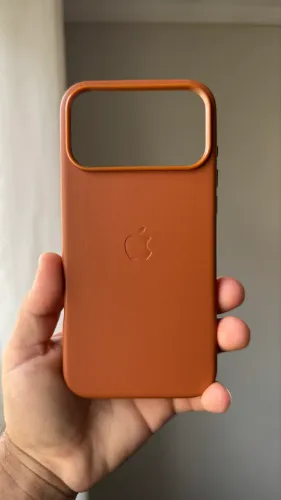 CAPA DE COURO + PEL 3D PARA IPHONE 17 PRO MAX