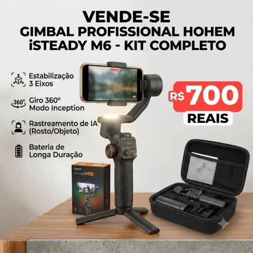 Estabilizador Profissional Hohem steady m6
