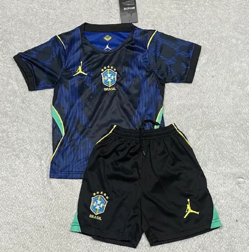 Camisa da seleção brasileira azul Jordan infantil 