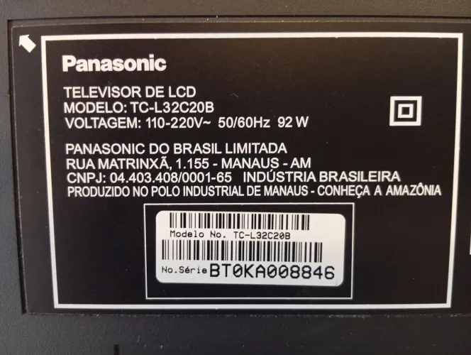 Televisão Panasonic 32 polegadas