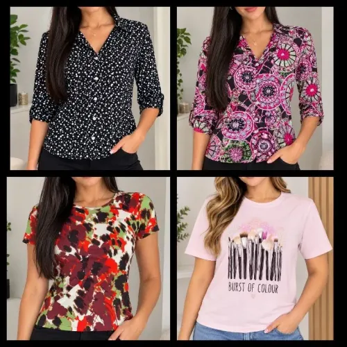 Lote c/ 4 Blusas M ( praticamente novas) 50,00