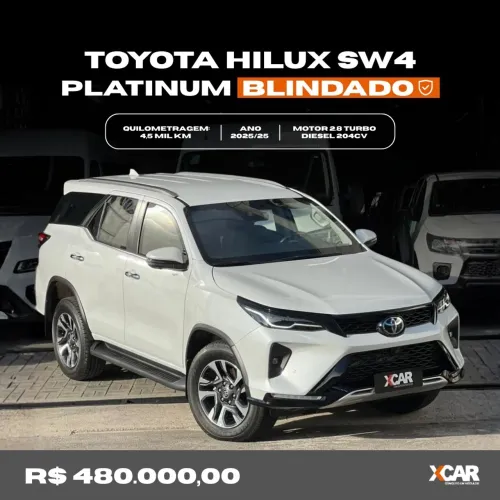 Toyota Hilux SW4 SRX Plat. 4X4 2.8 TB Die. Aut. 2025