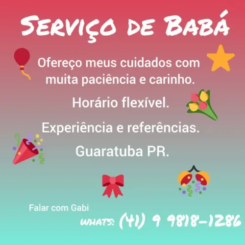 Serviços de Babá