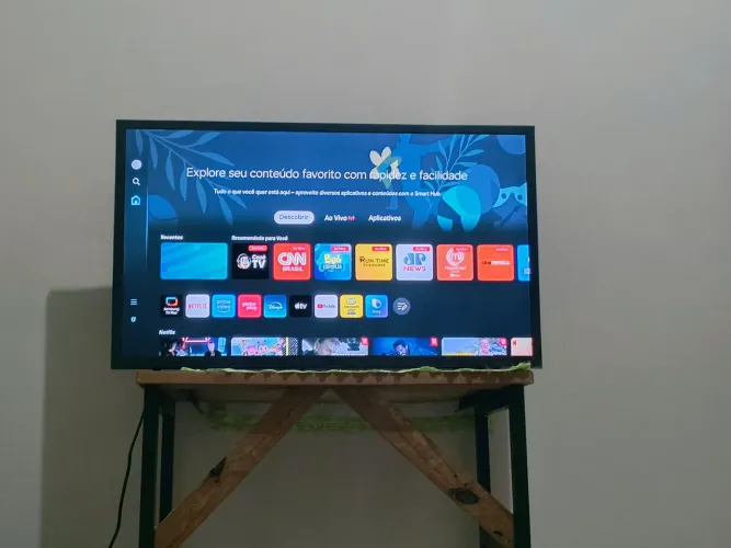 TV smart Samsung 32 polegadas 3 dias de uso
