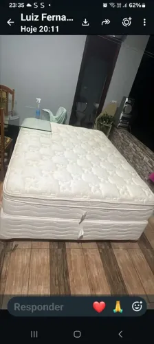 Cama box casal molas ensacada entrego