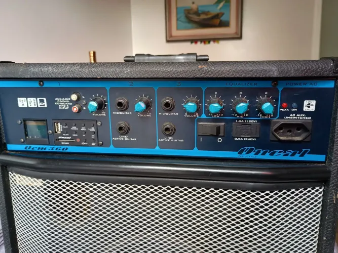 Caixa de som amplificada - Oneal - 3 Canais