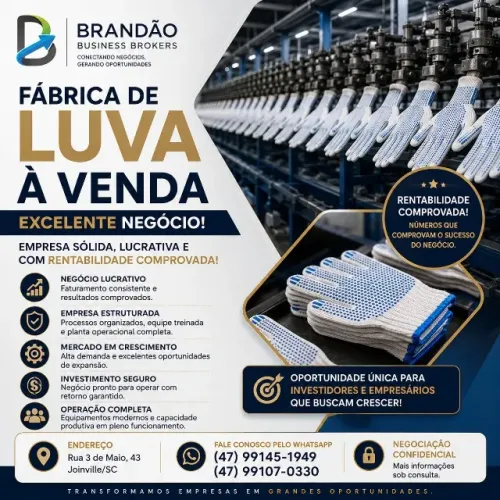 Fábrica de Luvas em Joinville 