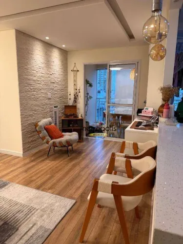 Apartamento com 2 dormitórios à venda, 70 m² por R$ 850.000,00 - Santa Paula - São Caetano