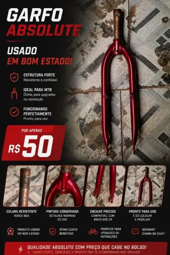 Garfo de montadinha novo.