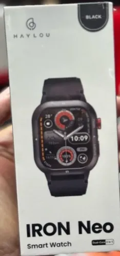 Relógio Smartwatch Haylou Iron Neo Monitor De Saúde Preto