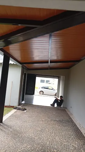 Telha sanduíche somente serviço completo estrutura telha instalação 