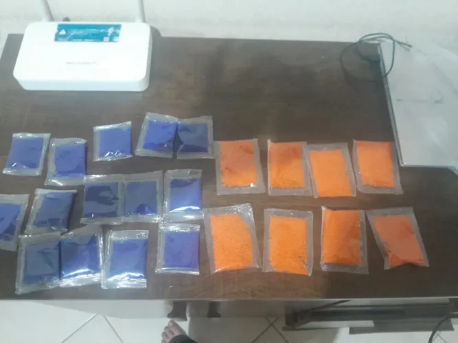 22 pacotinhos de bolinha de gel 