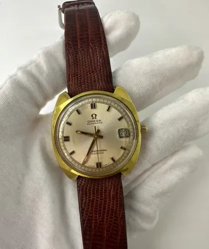Relógio Omega Seamaster Cosmic Mecânico Vintage - Anos 70 - 35mm