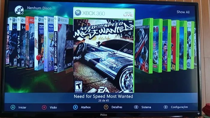 Hd 500gb com jogos para xbox 360