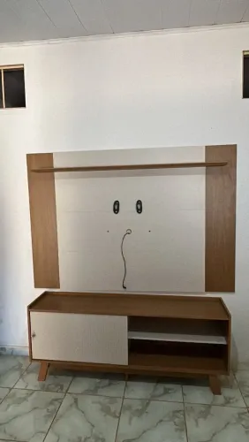 PAINEL TULUM E RACK AURUM 1.60M