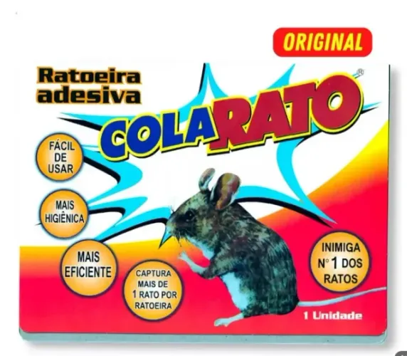 Ratoeira Adesiva Cola Pega Rato