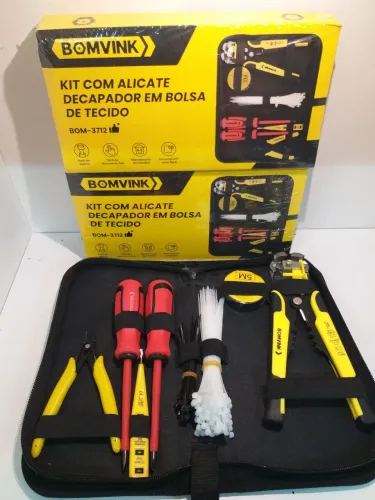 Kit alicate decapador em bolsa de tecido 