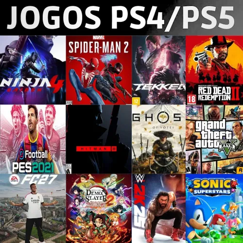 Jogos para ps4 e ps5 diversos títulos