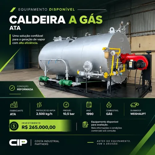 CALDEIRA A GÁS | ATA 2,5TON