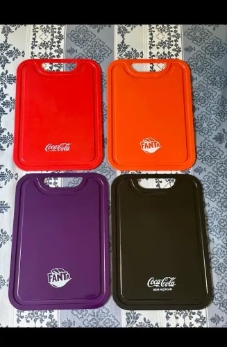 KIT COM 4 TÁBUA COLECIONÁVEL COCA COLA