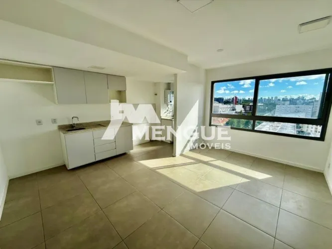 Apartamento semi mobiliado com 1 dormitório e 1 vaga de garagem no Bairro Passo da Areia