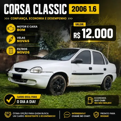 Chevrolet Corsa SED Classic Life 1.6 MPFI VHC 8V 2006