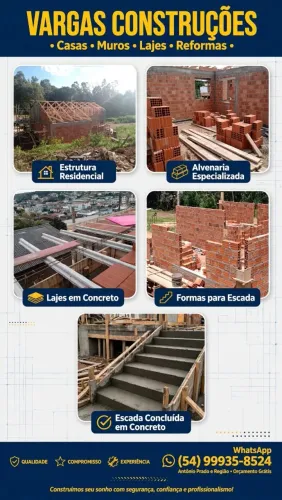 Vargas construções tornando seu sonho em realidade!!!!