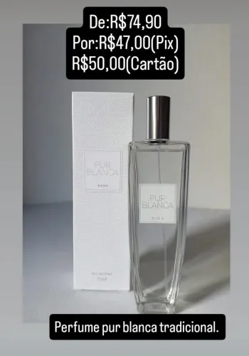 Perfume pur blanca tradicional