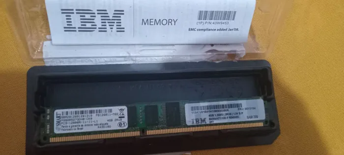 Memória ram 4gb ddr3 1600hz