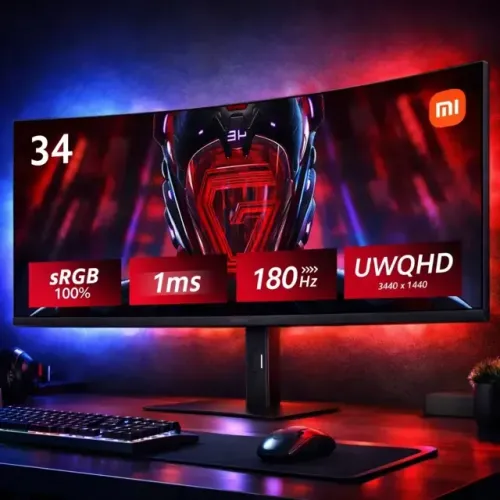 Monitor Gamer Xiaomi G34WQI C34WQBA-RGGL 34
