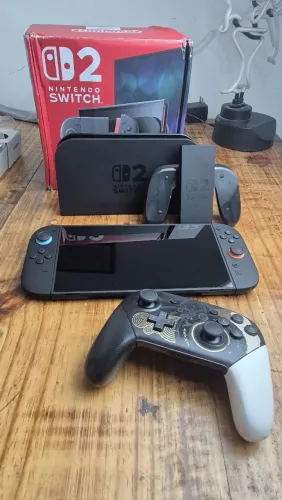 Switch 2 Versão Japonesa com controle pro