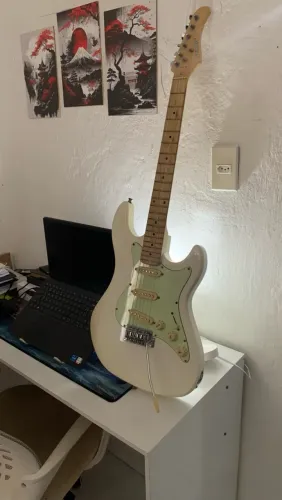 Guitarra Strinberg Sts 200 Strato Caster Branca