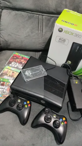 Xbox 360 slim desbloqueado lt3 mais sdd com explot