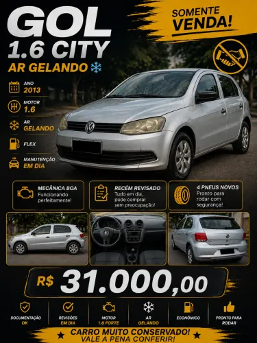 Volkswagen Gol Geração VI 1.6 8V MI Total Flex Mec. 4P 2013
