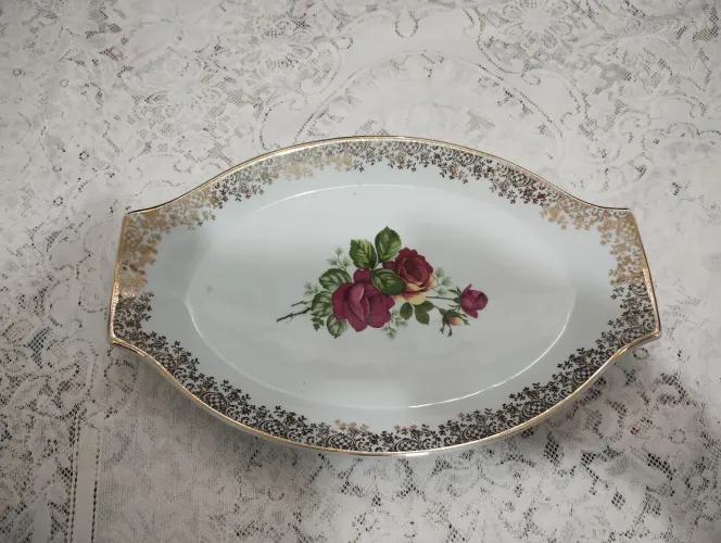 Travessa de porcelana