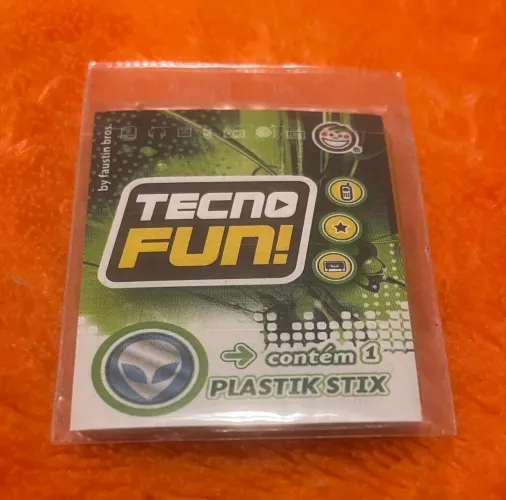 Adesivo Elma Chips / Tecno Fun Plastik Stix - Raro - Anos 2000 - Lacrado