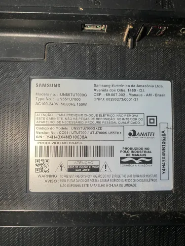 TV samsung 55" MODELO UN55TU7000GXZD
