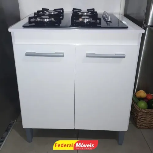 Balcão para Cozinha Tampo Fechado (Ideal tbm p/ cooktop) - Mega Oferta 