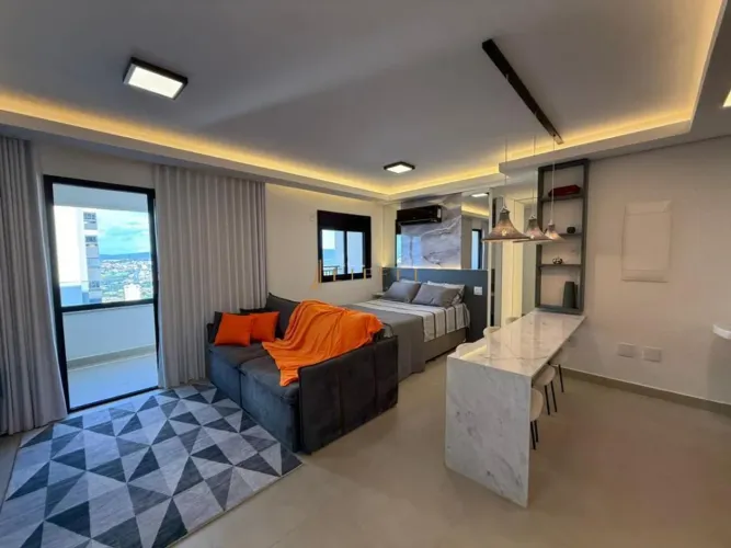 Apartamento à venda e para alugar em Sorocaba, Parque Campolim, com 1 quarto, com 47 m²