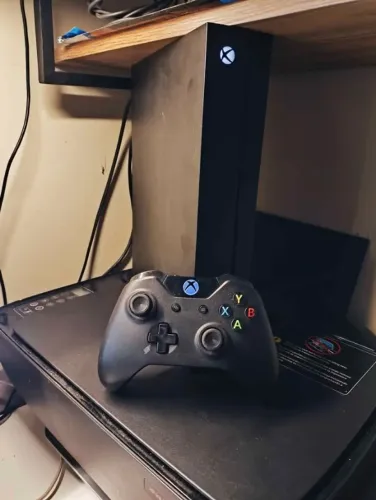 Xbox one x 4k nativo com jogo