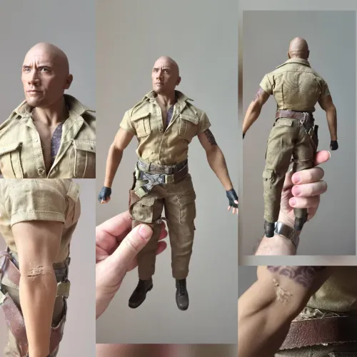 Jumanji dupla the rock bravestone e ruby do fipme. Tipo hot toys sideshow, soosootoys 