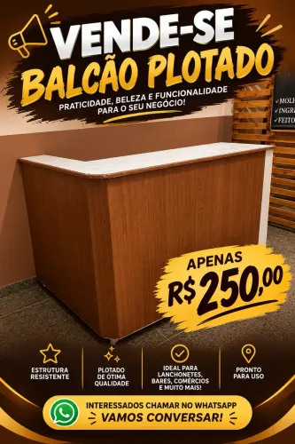 Vende se balcão