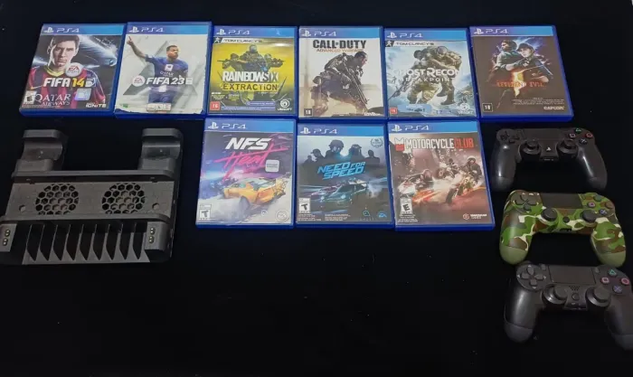 Lote de Jogos e Controle do Ps4!
